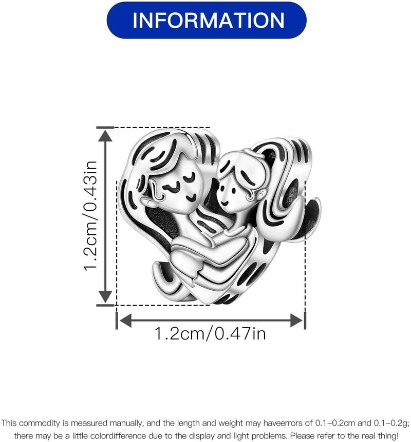 CYCUFF Store 925 Sterling Silver Charms Suitable for Charm Necklaces, Bracelet Pendants Beads Jewellery Gift for Women Family Friends - Image 5